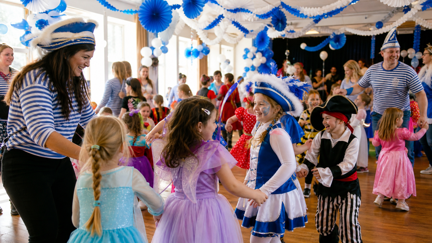 Kinderkarneval der KG Blau-Weiß Sinnersdorf