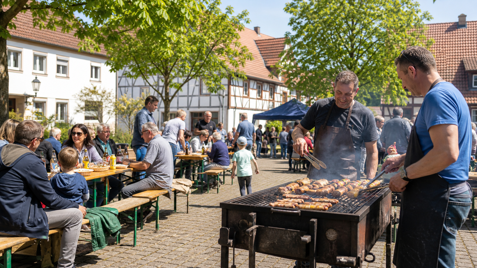 Vatertagsgrillen des SSD